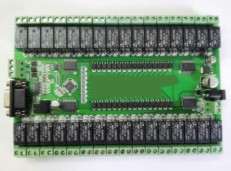 PCB设计PCBLayout RS232/RS485串口控制32路继电器模块PCBA